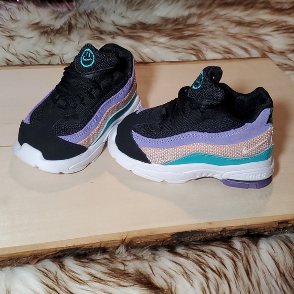 Nike Other - Nike Air Max Size 4C Baby Purple Teal Pink